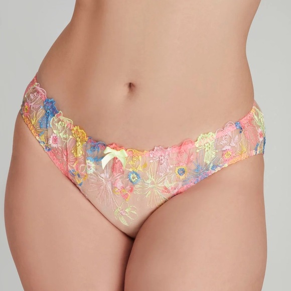 agent provocateur zuri pink multicolor brief - Picture 1 of 7
